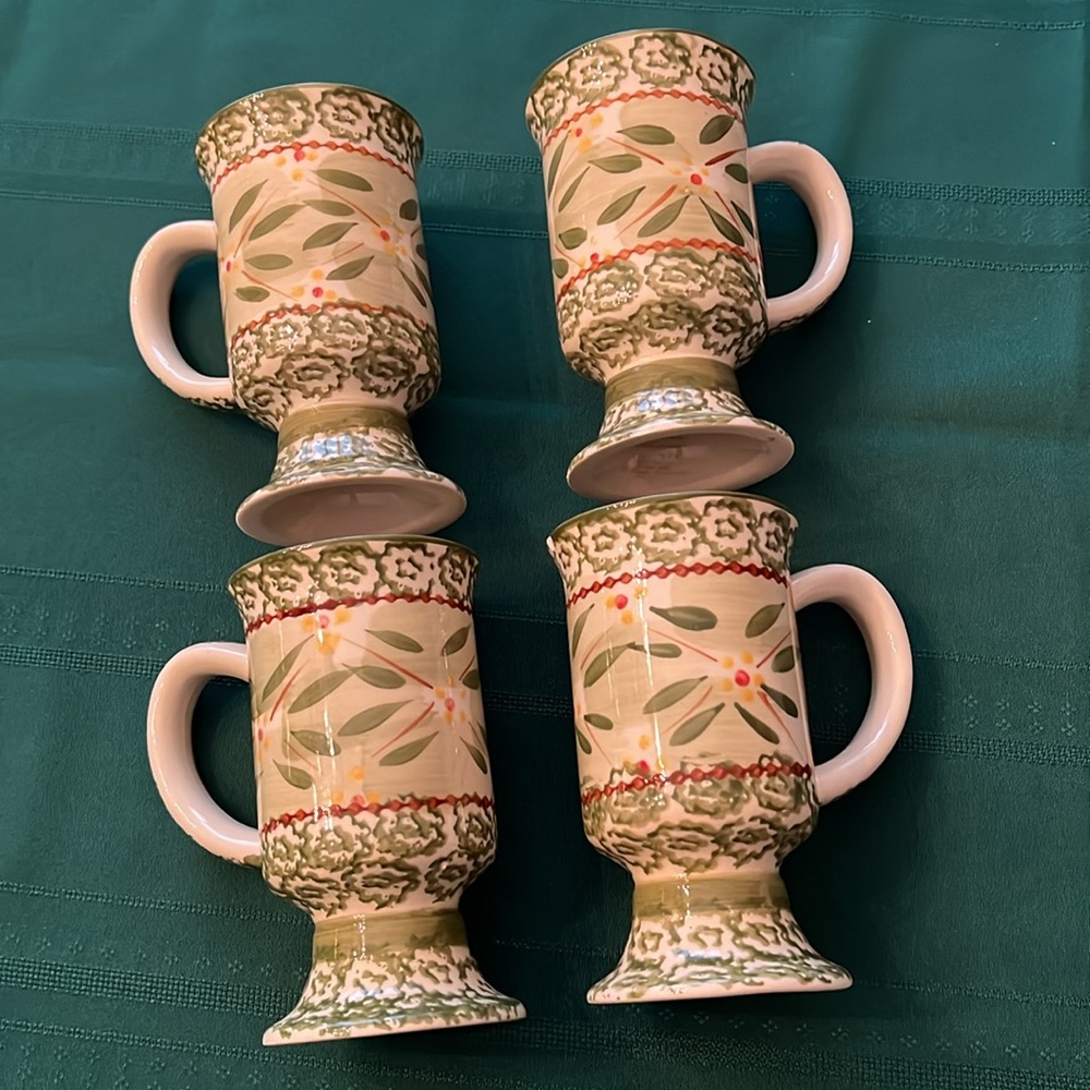 Temptations Mugs -Green Old World